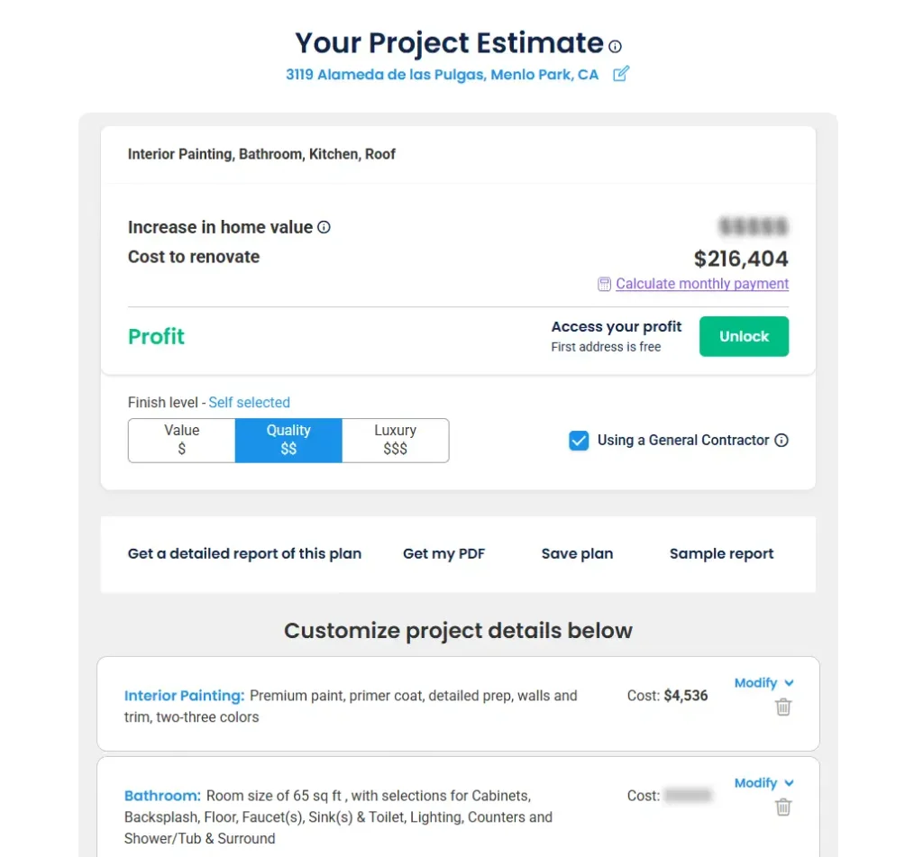 Estimator Result project