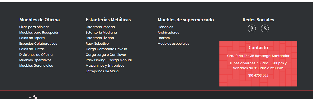 Industrias Pico Footer