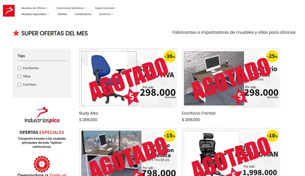 Industrias Pico Offers