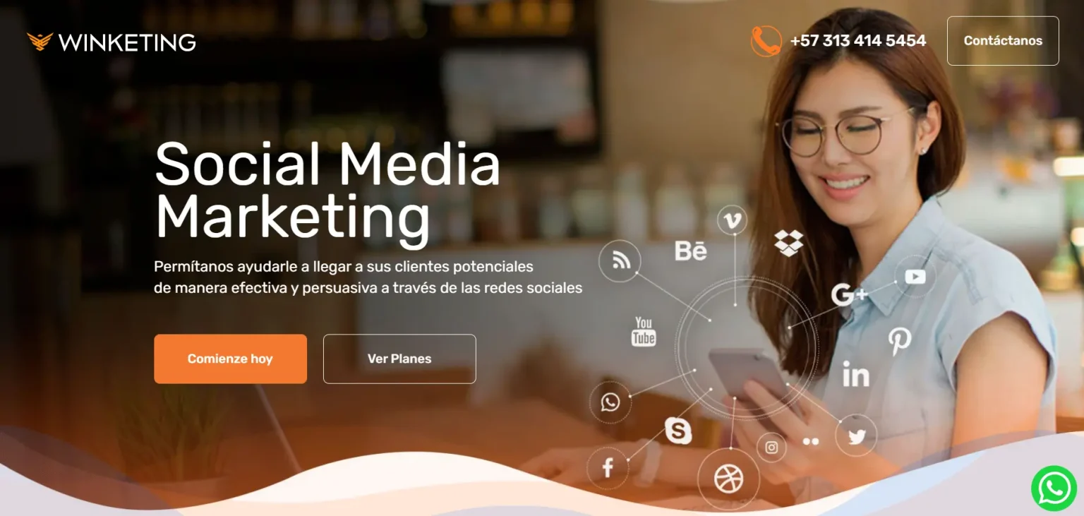 Winketing social marketing